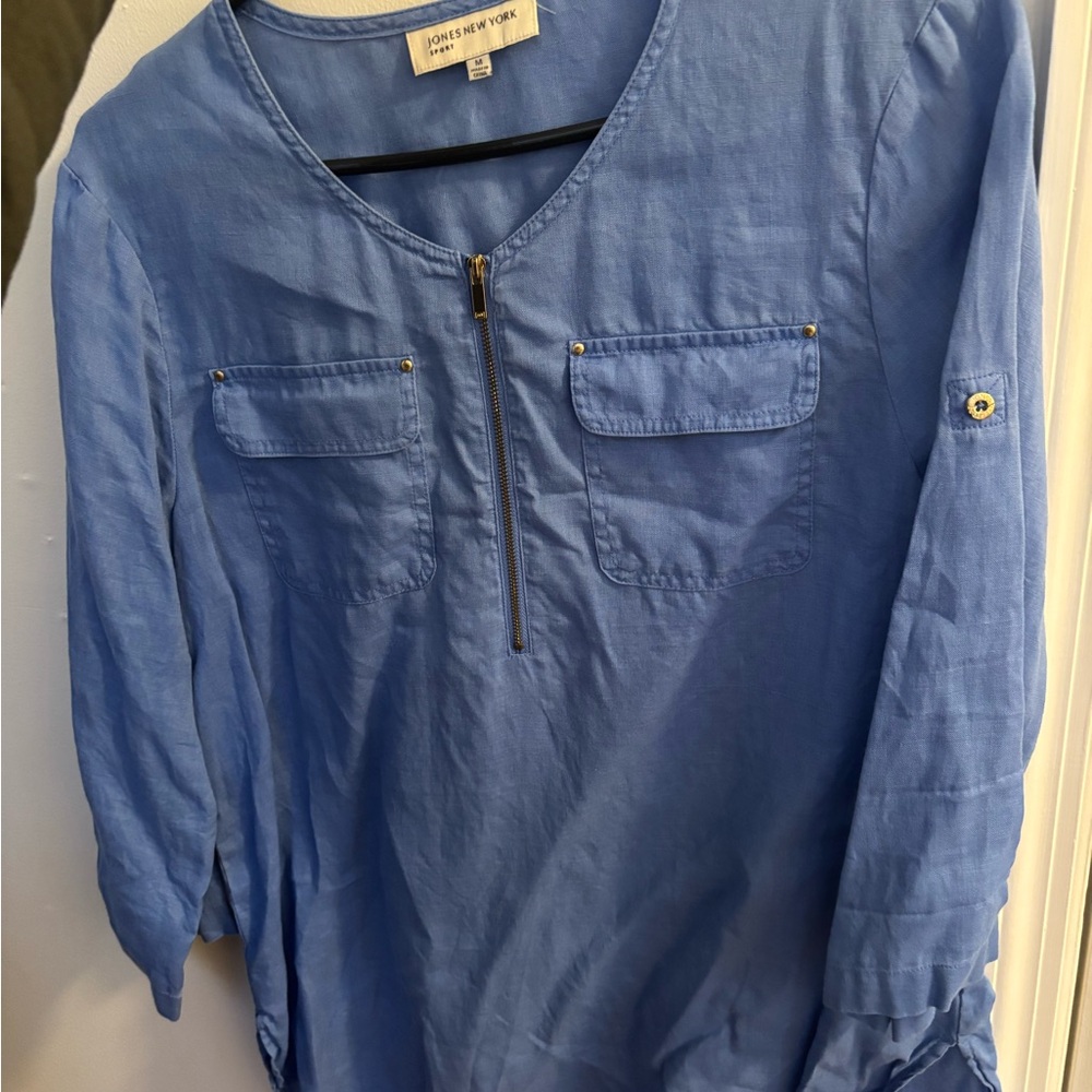 Jones New York Sport Blue Top